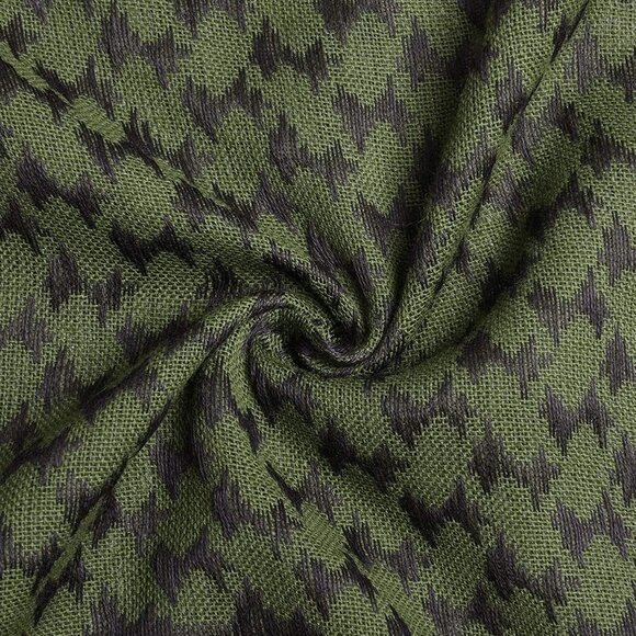 ⚡Men Black and Green 100% Cotton Military Shemagh Tactical Desert Scarf Wrap - Picture 6 of 8